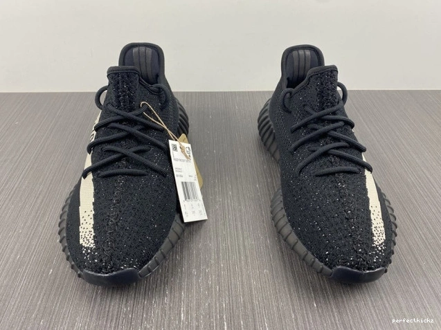 Black Yeezy Adidas V2 350 Core White Boost BY1604 0730